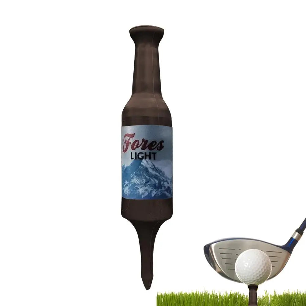 Fore The Win Mini Novelty Golf Tees – Beer Bottle Shape Golf Practice Tools